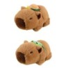 Kedves Capybara Animal Slap Snap Wrap csuklópánt karkötő plüss kitömött állat Kawaii Capybara kézi gyűrű karszalag gyerek vicces