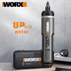 Worx 4V-os elektromos csavarhúzó készlet WX242 hordozható intelligens akkus csavarhúzó mini elektromos fúró otthoni javítási sze