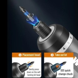 Worx 4V-os elektromos csavarhúzó készlet WX242 hordozható intelligens akkus csavarhúzó mini elektromos fúró otthoni javítási sze