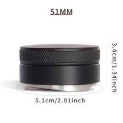 Kávéelosztó Eszpresszó Elosztó Eszköz/Szintező 3 Döntött Lejtésű Állítható Tenyérrel Tamper 51/53/58 mm-es Filtertartóhoz
