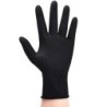 Nitril eldobható kesztyűk, fekete, 20/50/100 db, latex púdermentes kesztyűk, ipari minőségű, főző-, munka-, tisztító-, hajfestő 