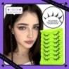 GROINNEYA Manga Lashes 5/7 pár szempilla 3D természetes műszempilla Bolyhos Soft Cross Wispy természetes szempilla hosszabbító s