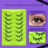 GROINNEYA Manga Lashes 5/7 pár szempilla 3D természetes műszempilla Bolyhos Soft Cross Wispy természetes szempilla hosszabbító s