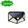 1/2/4/6 db 100 LED-es fali lámpa kültéri napelemes lámpa PIR mozgásérzékelős napenergiával működő napfény utcai lámpa kerti deko