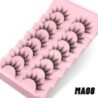 GROINNEYA Manga Lashes 5/7 pár szempilla 3D természetes műszempilla Bolyhos Soft Cross Wispy természetes szempilla hosszabbító s