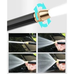 Nagynyomású vízpisztoly autómosáshoz, kerti öntözőtömlő fúvóka, sprinkler, habos kancsó, vízcsap csatlakozás, gyorscsatlakozó