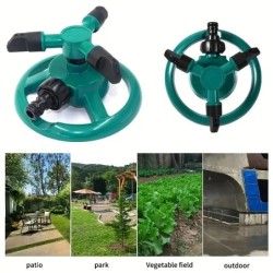 Öntözőfúvóka 360 fokos automata forgó vízpermet Kerti pázsit automata locsoló Kerti öntöző öntöző kellékek