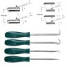 4 db-os 135 mm-es autóolaj tömítő csavarhúzó készlet o-gyűrű tömítés tömítés lehúzó eltávolító húzóhorog javító szerszámok autóh