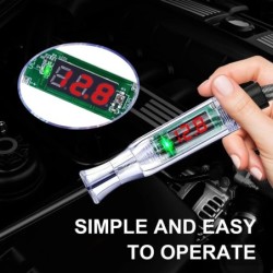 Autó teherautó feszültség áramkör tesztelő Auto 6V 24V Eszközök Autó diagnosztikai szonda Teszt Pen Light Izzó elektromos mérőto