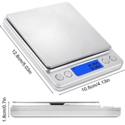Digitális konyhai mérleg 3000g/0.1g kis ékszermérleg élelmiszermérleg digitális súly gramm és uncia digitális gramm mérleg LCD/t