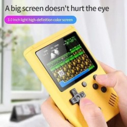 8 bites videojáték-konzol, 3,0 hüvelykes LCD retró hordozható mini játéklejátszó, beépített 500 játékkal, AV kézi játékkonzol gy