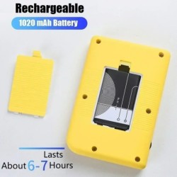 8 bites videojáték-konzol, 3,0 hüvelykes LCD retró hordozható mini játéklejátszó, beépített 500 játékkal, AV kézi játékkonzol gy