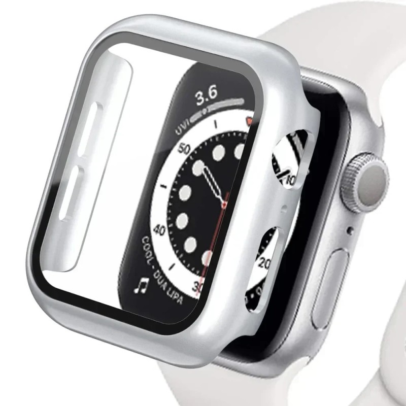 Edzett üveg + borítás Apple Watch kiegészítőkhöz 45mm 41mm 44mm 40mm 42mm képernyővédő Apple Watch tok 9. sorozat 4 5 6 SE 7 8