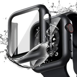 Edzett üveg + borítás Apple Watch kiegészítőkhöz 45mm 41mm 44mm 40mm 42mm képernyővédő Apple Watch tok 9. sorozat 4 5 6 SE 7 8