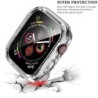 Edzett üveg + borítás Apple Watch kiegészítőkhöz 45mm 41mm 44mm 40mm 42mm képernyővédő Apple Watch tok 9. sorozat 4 5 6 SE 7 8