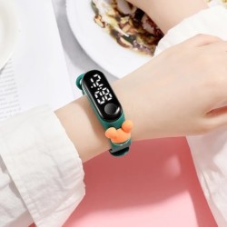 Divat Mickey gyerek karórák lányoknak elektronikus karkötő sport érintőképernyős LED Pókember baba gyerek karóra nőknek vízálló 