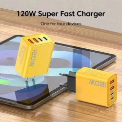 USB C típusú töltő 4 portos PD gyorstöltő mobiltelefon töltő adapter iPhone Samsung Xiaomi MI gyorstöltő fali töltő