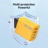 USB C típusú töltő 4 portos PD gyorstöltő mobiltelefon töltő adapter iPhone Samsung Xiaomi MI gyorstöltő fali töltő