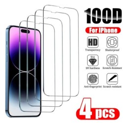4 db edzett üveg iPhone 16, 15, 14 Pro Max 14 Plus 14Pro képernyővédő iPhone 13 16 15 12 11 Pro Max 12Mini 13 Mini üveghez