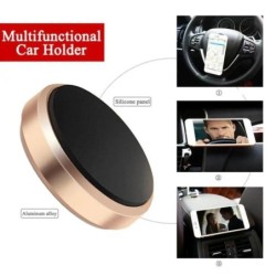 Autós mágneses telefontartó 360°-os állványmágneses autós tartó mobiltelefon fali éjjeliszekrény GPS iPhone Androidhoz univerzál