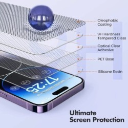 3 db edzett üveg iPhone 15 14 13 12 11 Pro Max Mini X XS Max XR 8 7 6 Plus képernyővédő fólia iPhone SE 2020 2022-höz