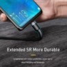 Baseus USB Type-C - USB C kábel iPhone 15-höz 100W/5A PD gyorstöltő kábel Macbookhoz Xiaomi Samsung Type-C kábel
