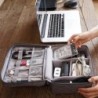 Kábeltároló táska Vízálló digitális elektronikus szervező Hordozható USB adatvonali töltő dugasz tárolótáska utazási kábelrendez