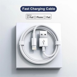 Eredeti minőségű USB töltőkábel iPhone 14 8 7 6S Plus 13 12 Pro XS Max XR SE gyorstöltő kábel adatszinkronizációs vonal 1m 2m 3m