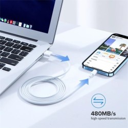 Eredeti minőségű USB töltőkábel iPhone 14 8 7 6S Plus 13 12 Pro XS Max XR SE gyorstöltő kábel adatszinkronizációs vonal 1m 2m 3m