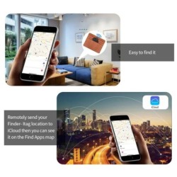 Mini intelligens GPS nyomkövető vezeték nélküli elvesztésgátló emlékeztető eszköz SmartTag Apple Find My APP Key Kids Finder Loc