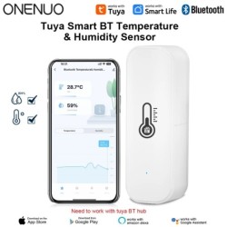 Tuya Bluetooth hőmérséklet-páratartalom-érzékelő Mini kompatibilis Bluetooth alkalmazással Távirányító hőmérő, higrométer, ottho