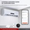 Tuya Bluetooth hőmérséklet-páratartalom-érzékelő Mini kompatibilis Bluetooth alkalmazással Távirányító hőmérő, higrométer, ottho