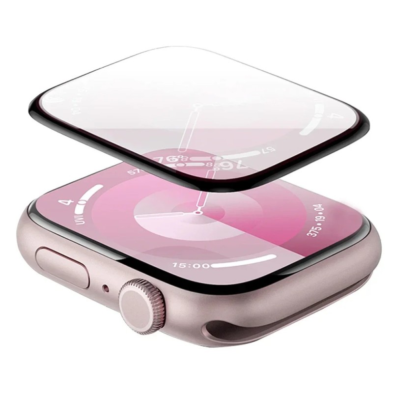 Apple Watch Series 9-8-7-6 5/4 SE Ultra-2 49mm 41mm 45mm 40mm 44mm 3D (nem edzett üveg) fólia tartozékokkal Apple Watch Series 9-8-7-6 5/4 SE Ultra-2 49mm 41mm 45mm 40mm 44mm 3D (nem edzett üveg) fólia tartozékokkal