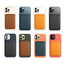 Apple Magsafe mágneses kártyatartó tok iPhone 14 13 12 11 Pro Max Mini X XS XR 8 Plus telefonhoz, bőr pénztárca tok