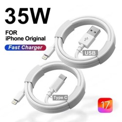 35W-os PD eredeti gyorstöltő USB-kábel iPhone 14 8 7 Plus 13 12 11 Pro XS Max XR X USB-C gyorstöltő kábel 1m 1,5m 2m 3m