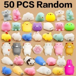 50-5 db-os Mochi Squishies Kawaii Anima Squishy játékok gyerekeknek Antistressz golyó Squeeze Party ajándékok stresszoldó játéko