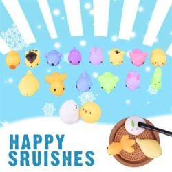 50-5 db-os Mochi Squishies Kawaii Anima Squishy játékok gyerekeknek Antistressz golyó Squeeze Party ajándékok stresszoldó játéko