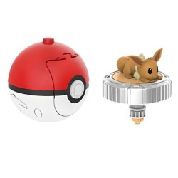 Pokémon Elf forgócsiga Gyro golyó akciófigura Pikachu Charmander Squirtle Mew Eevee indító gyerek csatajáték játékkészlet