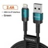 Toocki USB-C típusú kábel, gyors töltés, USB-C töltőkábel iPhone 15 14 13 12 11 Huawei P40 P30 Realme Oppo Oneplushoz, 1m 2m
