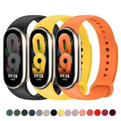 Szilikon szíj Mi Band 8-hoz Xiaomi 8 9 NFC karkötő sportöv csere okosóra karkötő óraszíj Xiaomi Bands 8 szíj