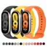 Szilikon szíj Mi Band 8-hoz Xiaomi 8 9 NFC karkötő sportöv csere okosóra karkötő óraszíj Xiaomi Bands 8 szíj