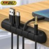 NNBILI szilikon USB kábelrendező kábeltekercselő asztali rendezett kezelőkapcsok kábeltartó egér fejhallgató vezetékrendezőhöz