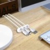 NNBILI szilikon USB kábelrendező kábeltekercselő asztali rendezett kezelőkapcsok kábeltartó egér fejhallgató vezetékrendezőhöz