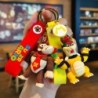 10stílusú Super Mario kulcstartó Mario Bros. Luigi Toad Yoshi Bowser akciófigura PVC rajzfilmfigura táska baba medál játékok ajá