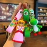 10stílusú Super Mario kulcstartó Mario Bros. Luigi Toad Yoshi Bowser akciófigura PVC rajzfilmfigura táska baba medál játékok ajá