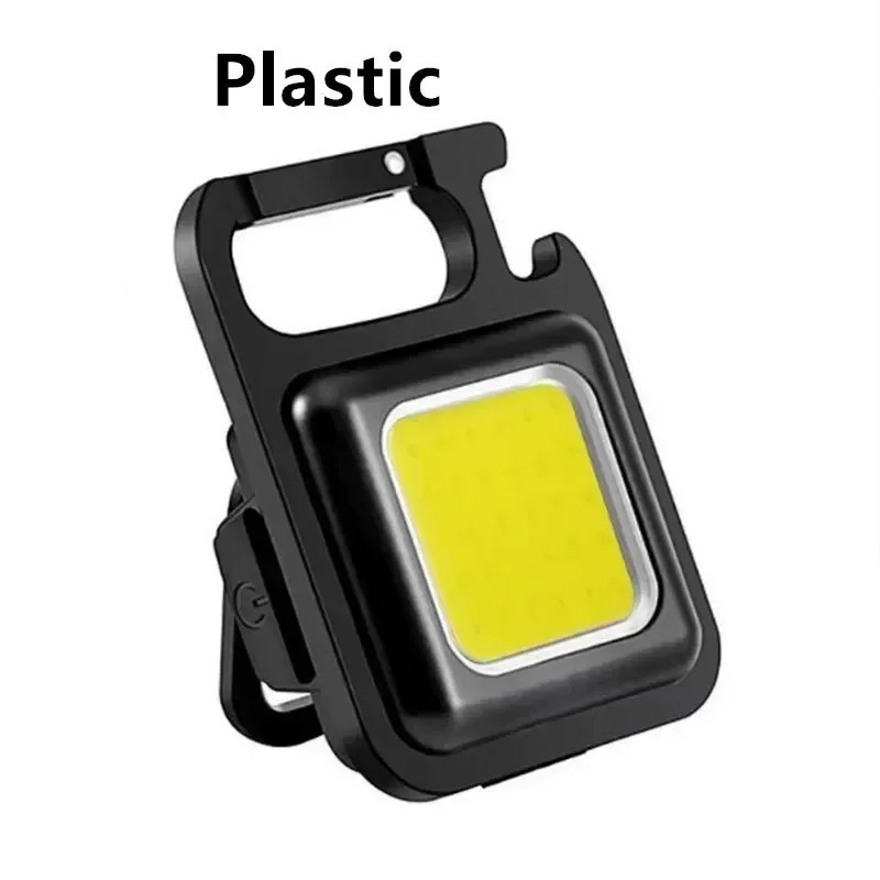 Mini LED zseblámpa kulcstartó multifunkcionális hordozható COB kempinglámpák USB töltő munkalámpák kültéri horgásztúra lámpák Mini LED zseblámpa kulcstartó multifunkcionális hordozható COB kempinglámpák USB töltő munkalámpák kültéri horgásztúra lámpák