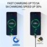 3 db 100 W-os 6A-os USB C típusú USB kábel, szupergyors töltővonal Xiaomi, Samsung, Huawei, Honor készülékekhez, gyors töltő USB