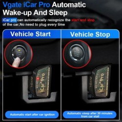 Vgate iCar Pro elm327 V2.3 OBD 2 OBD2 autódiagnosztikai eszközök WIFI Bluetooth 4.0 Android/IOS BT3.0 Android ODB2 autós szkenne