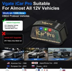 Vgate iCar Pro elm327 V2.3 OBD 2 OBD2 autódiagnosztikai eszközök WIFI Bluetooth 4.0 Android/IOS BT3.0 Android ODB2 autós szkenne
