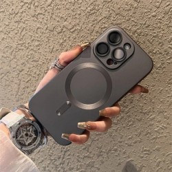 Eredeti Magsafe mágneses tok iPhone 16 13 12 11 14 15 Pro Max matt ütésálló borításhoz, vezeték nélküli töltő telefon tartozékok